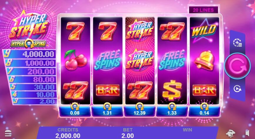 Hyper Strike HyperSpins MICROGAMING joker gaming