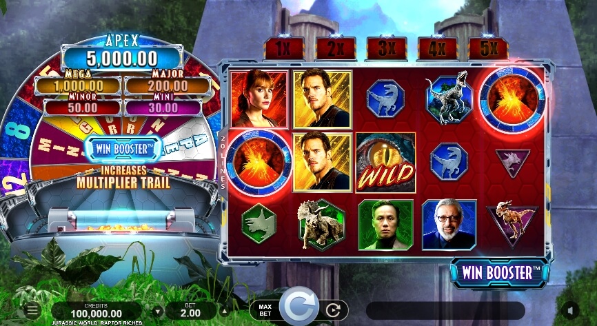 Jurassic World Raptor Riches MICROGAMING สล็อตโจ๊กเกอร์ 123
