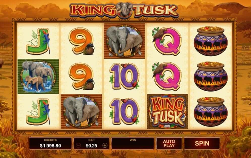King Tusk MICROGAMING joker slot