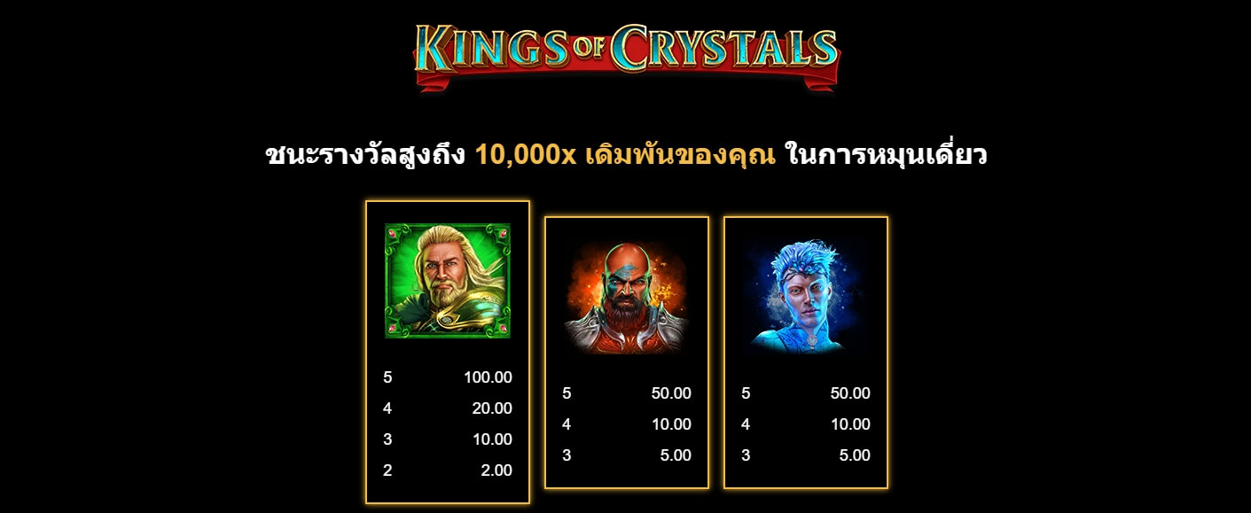 Kings Of Crystals MICROGAMING สล็อต joker