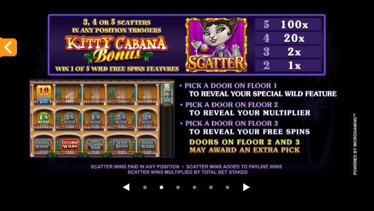 Kitty Cabana MICROGAMING joker gaming