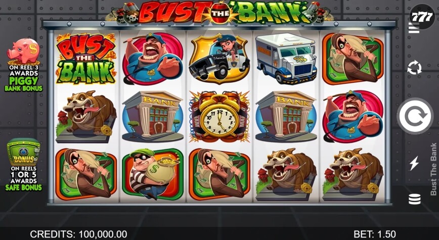 Bust the Bank MICROGAMING joker slot