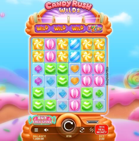 Candy Rush Wilds MICROGAMING joker slot