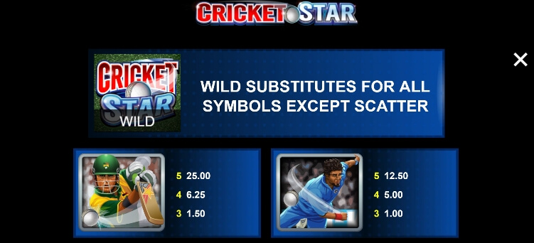 Cricket Star MICROGAMING joker slot