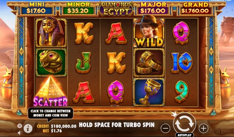 Diamonds Of Egypt Pragmatic Play สล็อตโจ๊กเกอร์