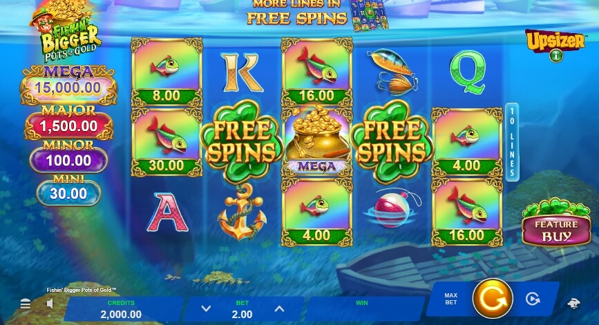 Fishin' Bigger Pots of Gold MICROGAMING joker123