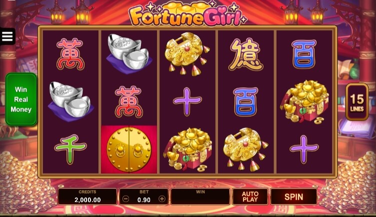 Fortune Girl MICROGAMING joker slot