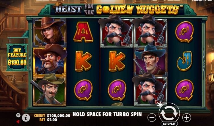 Heist For The Golden Nuggets Pragmatic Play สล็อตโจ๊กเกอร์