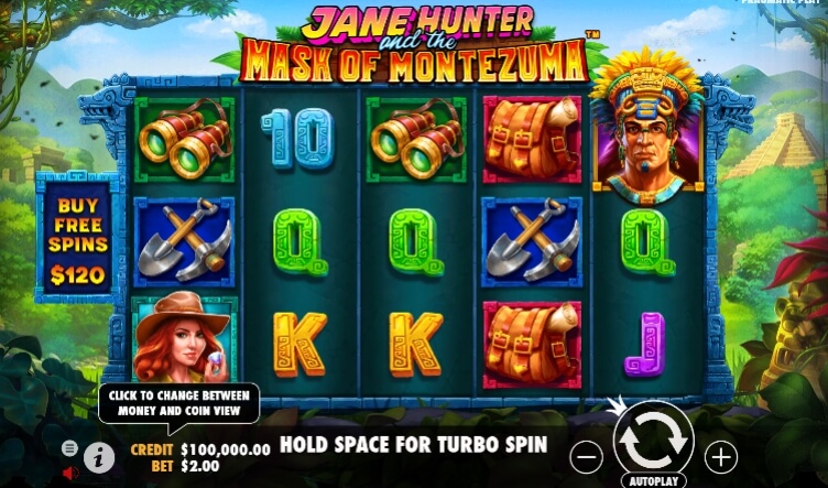 Jane Hunter And The Mask Of Montezum Pragmatic Play สล็อตโจ๊กเกอร์