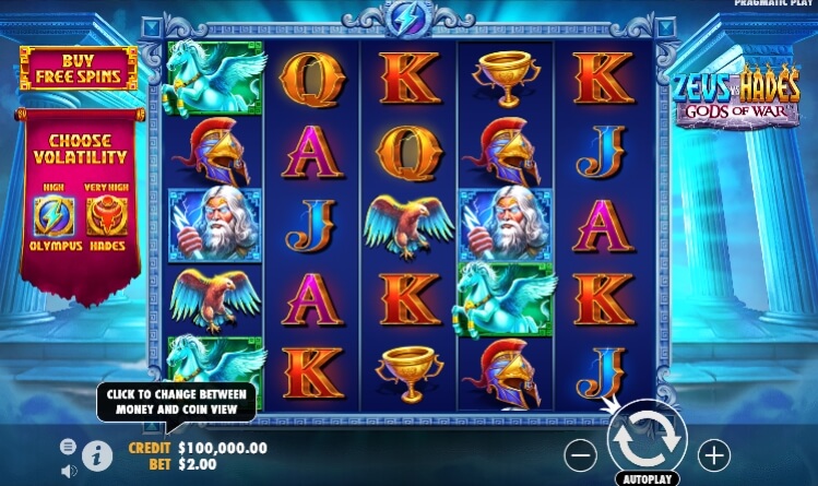 Zeus Vs Hades Gods Of War MICROGAMING สล็อต PG