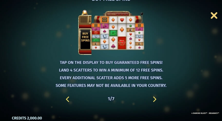 4 Diamond Blues MICROGAMING joker gaming