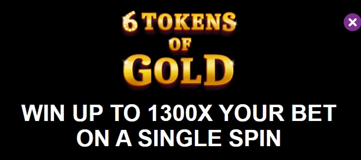 6 Tokens of Gold MICROGAMING joker gaming