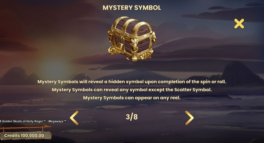 8 Golden Skulls Of The Holly Roger MICROGAMING joker สล็อต 888