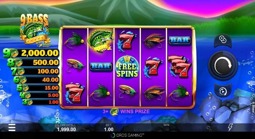 9 Bass MICROGAMING joker gaming