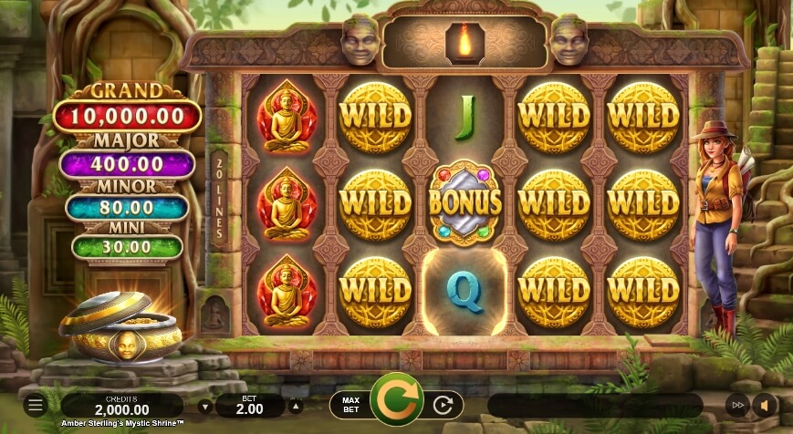 Amber Sterling's Mystic Shrine MICROGAMING สล็อตโจ๊กเกอร์