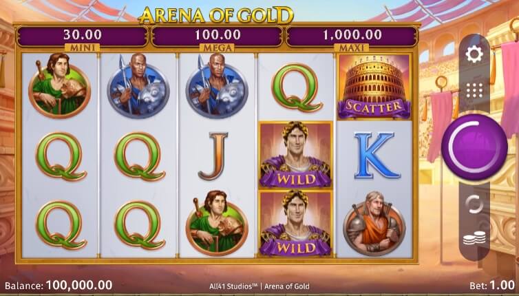 Arena of Gold MICROGAMING สล็อตโจ๊กเกอร์