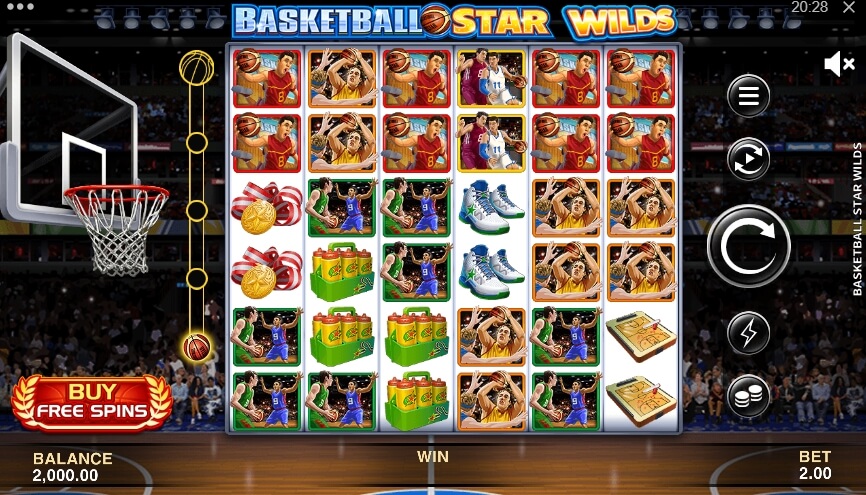 Basketball Star Wilds MICROGAMING joker slot