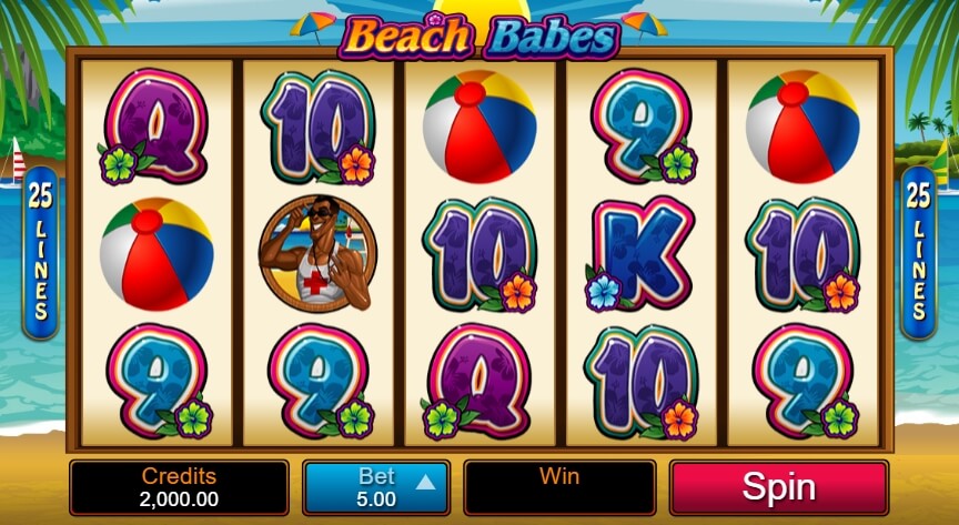 Beach Babes MICROGAMING สล็อตโจ๊กเกอร์