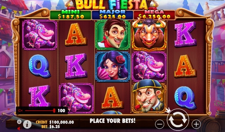 Bull Fiesta Pramatic สล็อตโจ๊กเกอร์