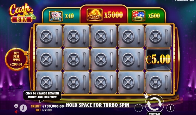 Cash Box Pragmatic Play สล็อตโจ๊กเกอร์