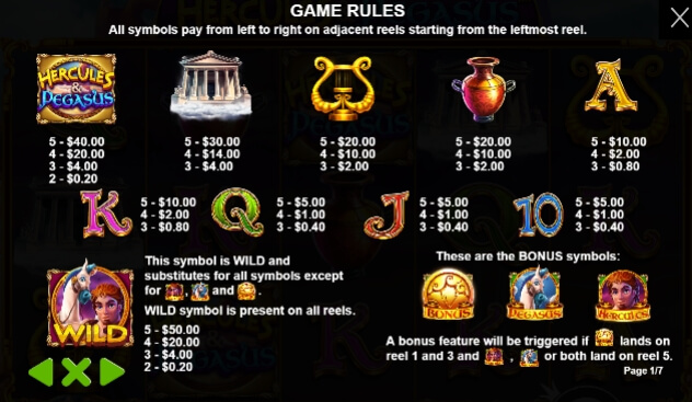 Hercules and Pegasus Pragmatic Play joker slot
