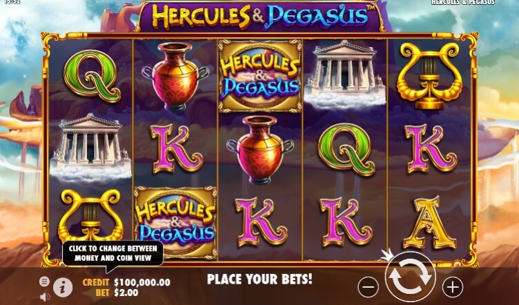 Hercules and Pegasus Pragmatic Play สล็อตโจ๊กเกอร์