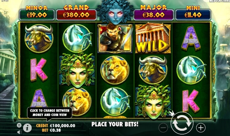 Medusa Strike Pragmatic Play สล็อตโจ๊กเกอร์