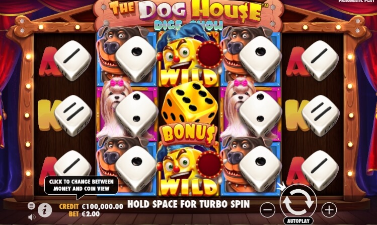 The Dog House Dice Show Pragmatic Play สล็อตโจ๊กเกอร์