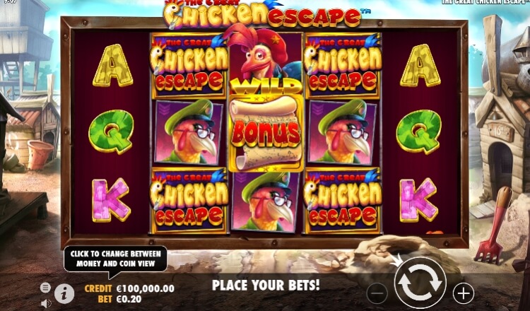 The Great Chicken Escape Pragmatic Play joker gaming