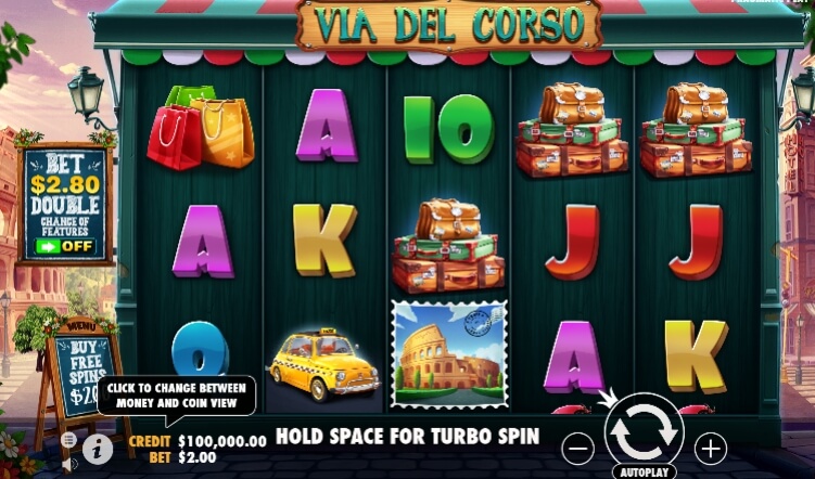Via Del Corso Pragmatic Play joker slot