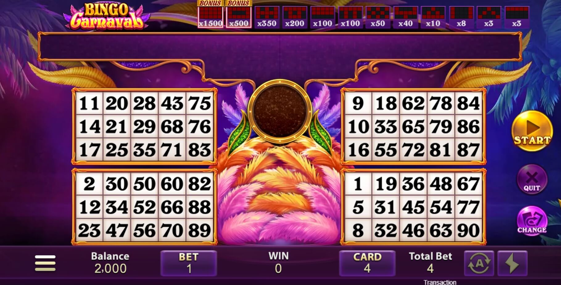 Bingo Carnaval JILI joker slot