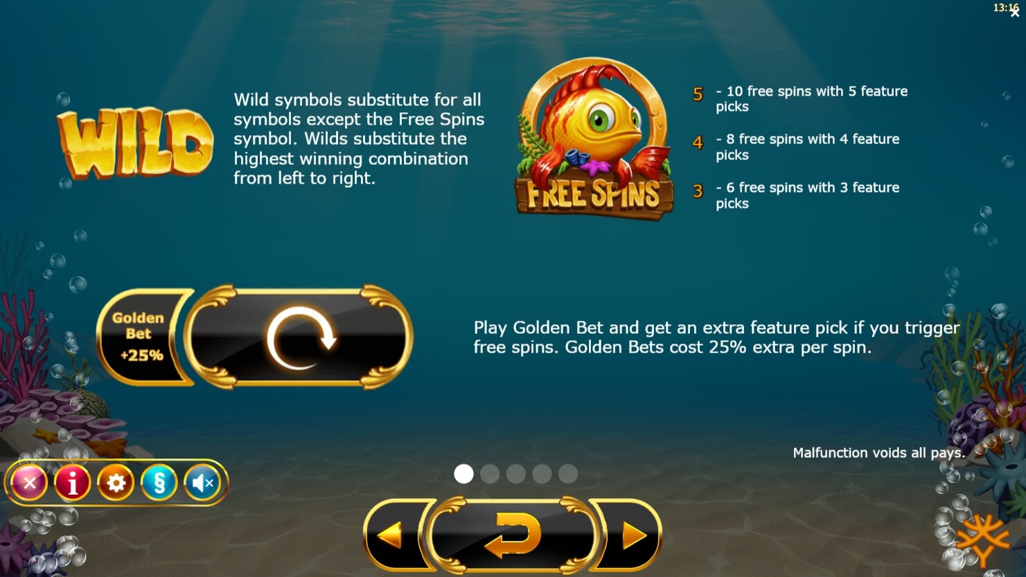 Golden Fish Tank Yggdrasil joker gaming