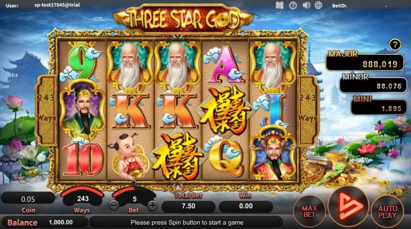 Three Star God SimplePlay joker slot