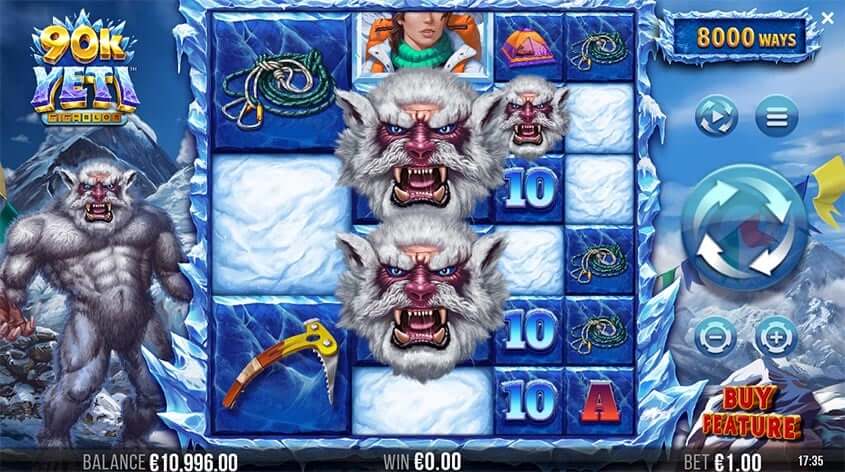 90K Yeti Gigablox Yggdrasil 168slotxo