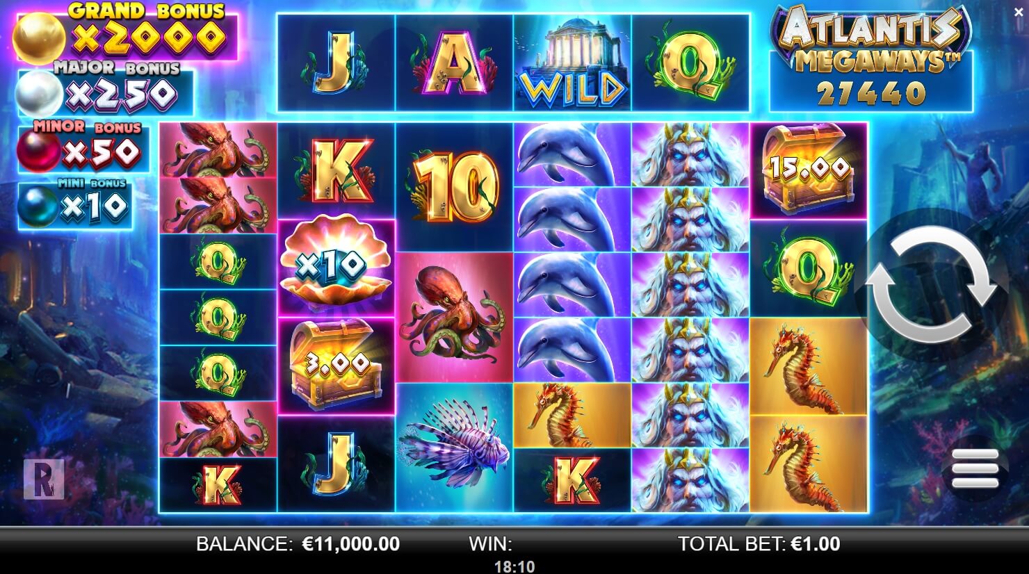 ATLANTIS MEGAWAYS Yggdrasil joker slot