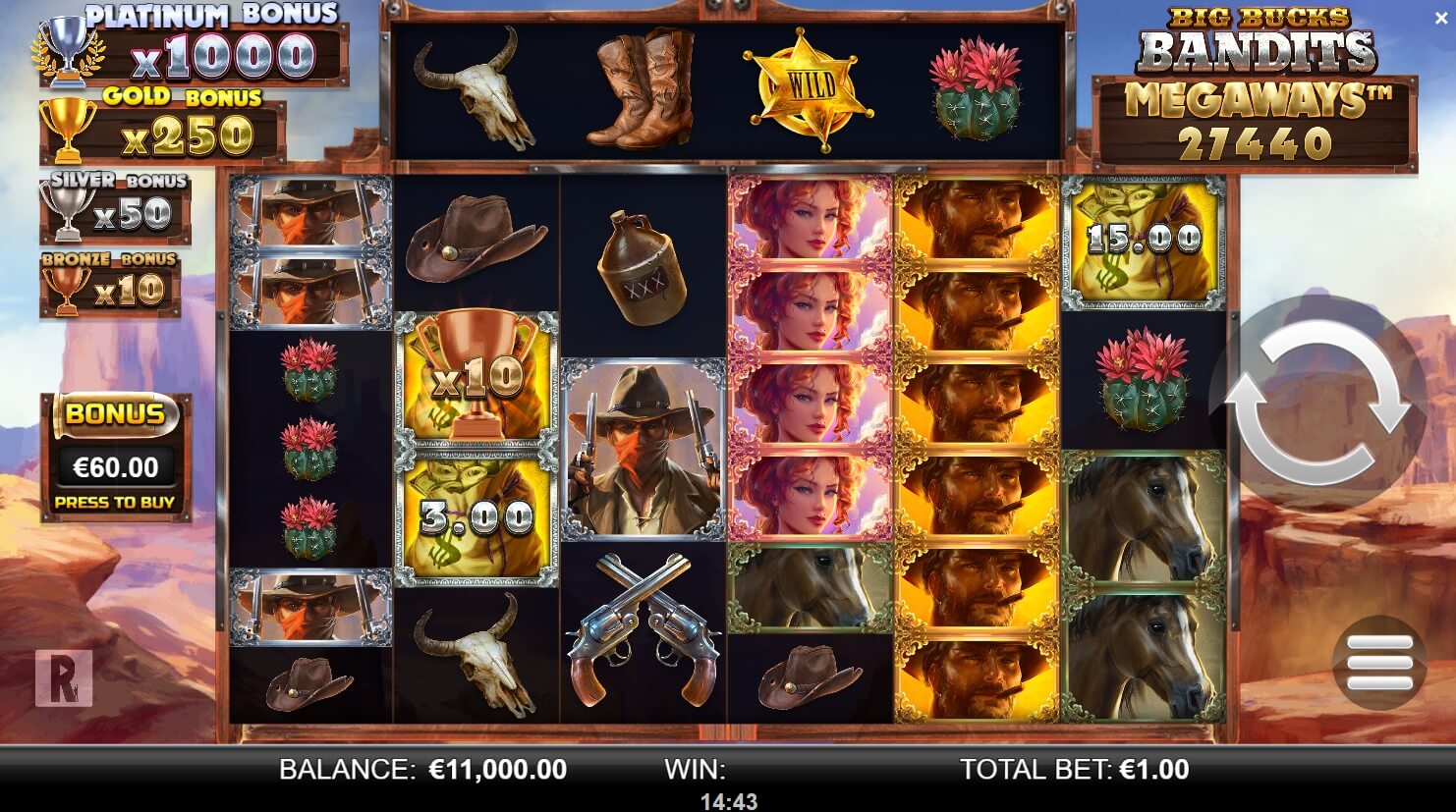Big Bucks Bandits Megaways Yggdrasil joker slot
