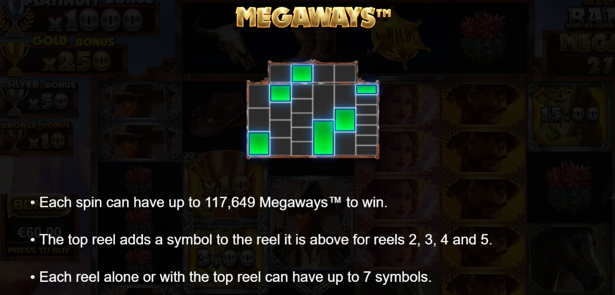 Big Bucks Bandits Megaways โจ๊กเกอร์ 123