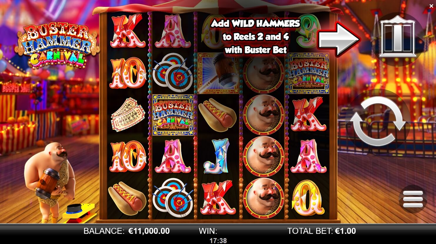 Buster Hammer Carnival Yggdrasil โจ๊กเกอร์ 123