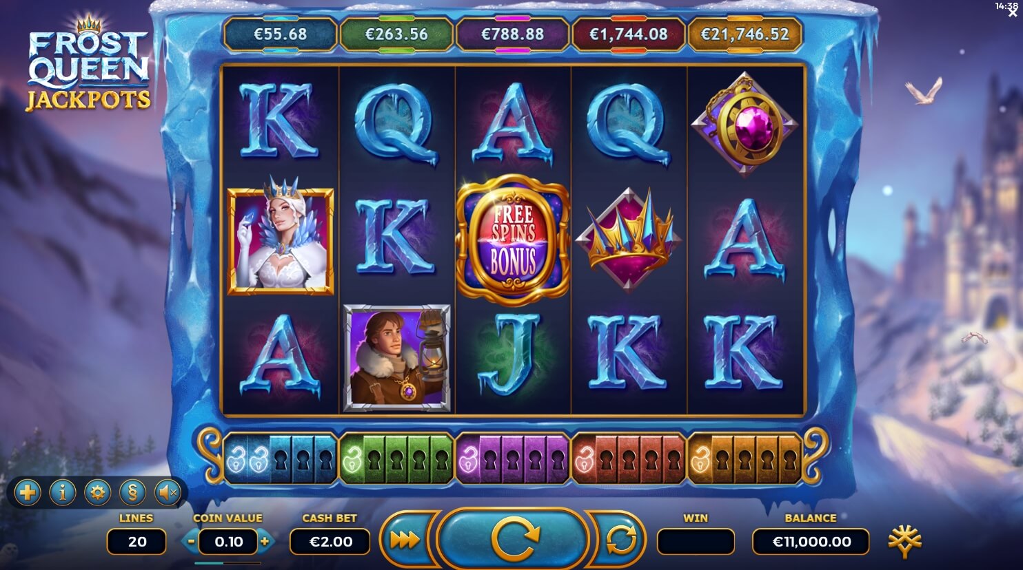 Frost Queen Jackpots Yggdrasil สล็อตโจ๊กเกอร์