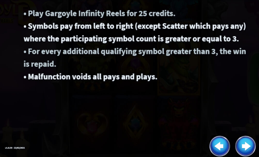 Gargoyle Infinity Reels Yggdrasil โจ๊กเกอร์ 123