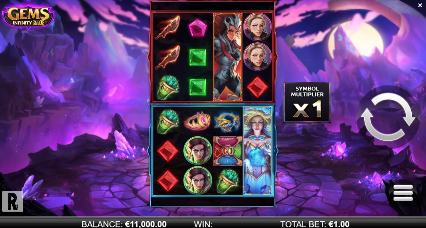 Gems Infinity Reels Yggdrasil สล็อตโจ๊กเกอร์