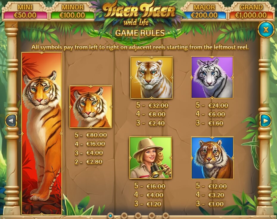 Tiger Tiger Yggdrasil joker slot