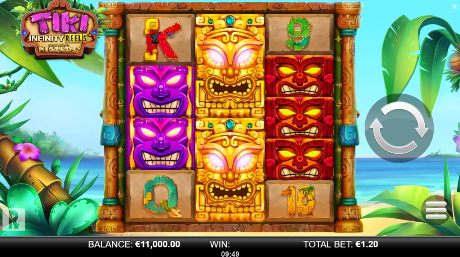 Tiki Infinity Reels Yggdrasil สล็อตโจ๊กเกอร์