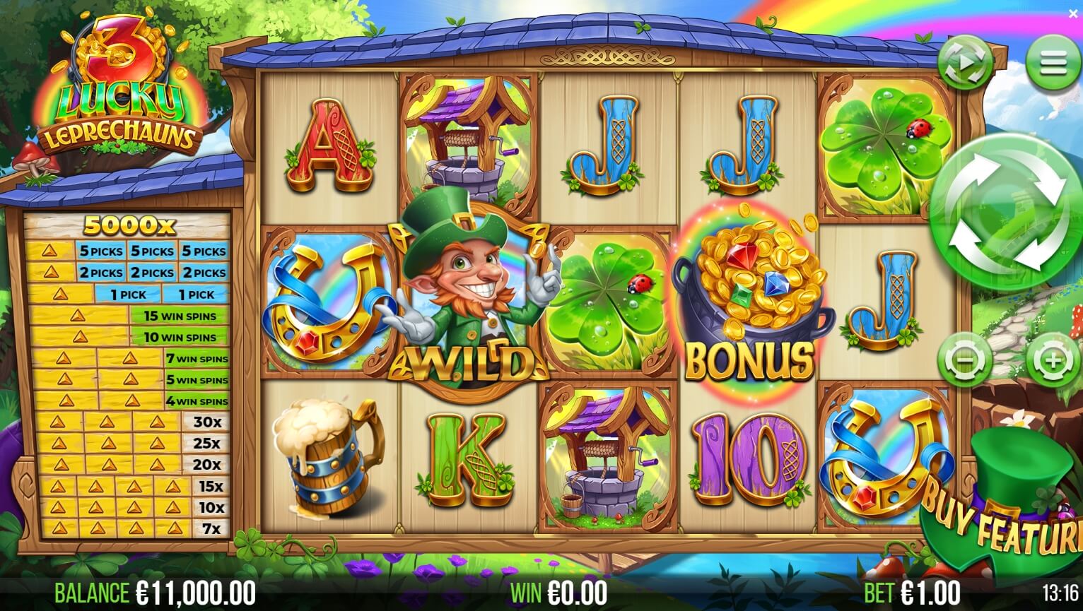 3 Lucky Leprechauns Yggdrasil สล็อตโจ๊กเกอร์