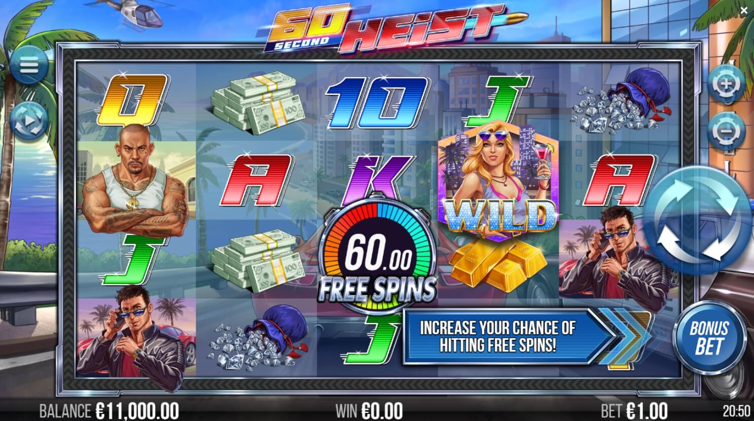 60 Second Heist Yggdrasil joker gaming