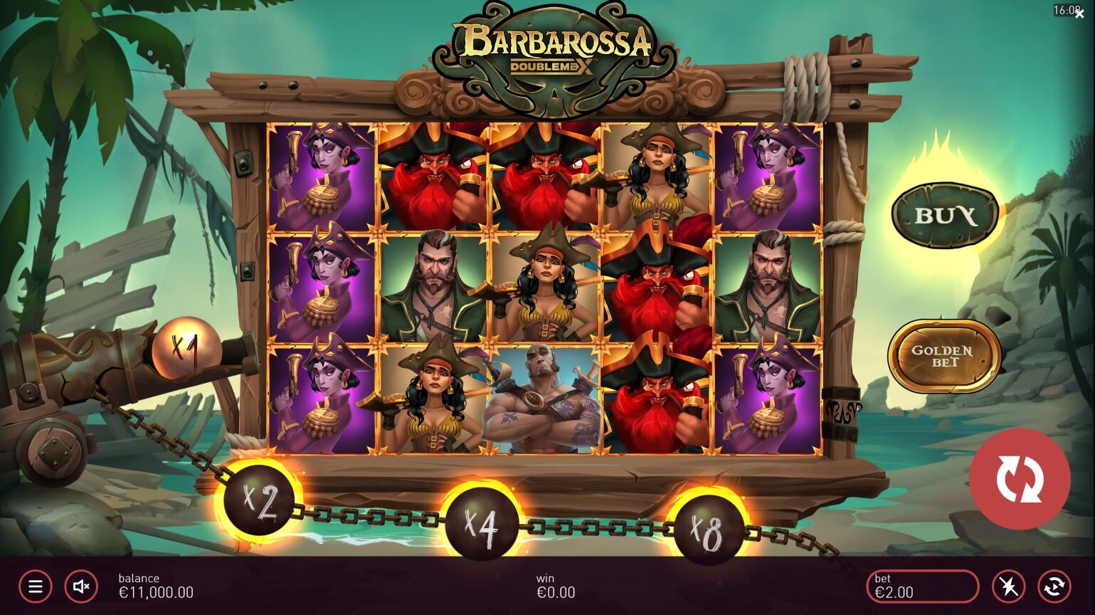 Barbarossa DoubleMax Yggdrasil สล็อตโจ๊กเกอร์