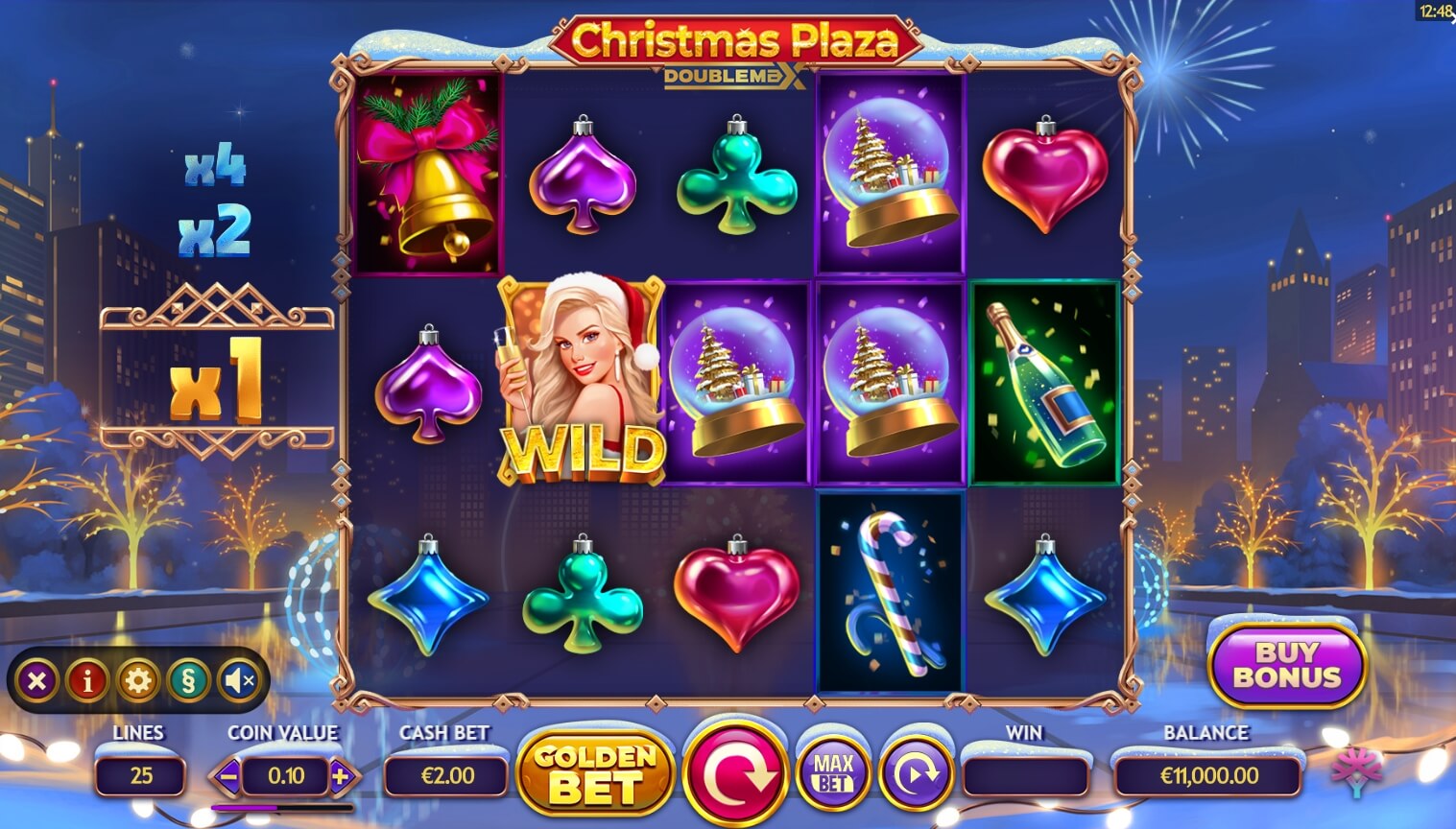 Christmas Plaza DoubleMax Yggdrasil joker slot