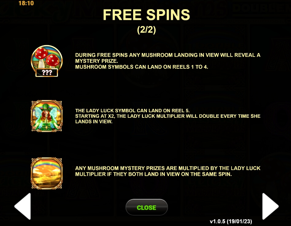 Double Lucky Mushrooms DoubleMax Yggdrasil โจ๊กเกอร์ 123