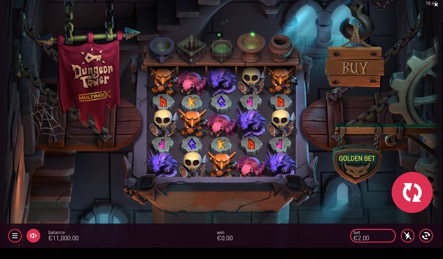 Dungeon Tower MultiMax Yggdrasil joker slot