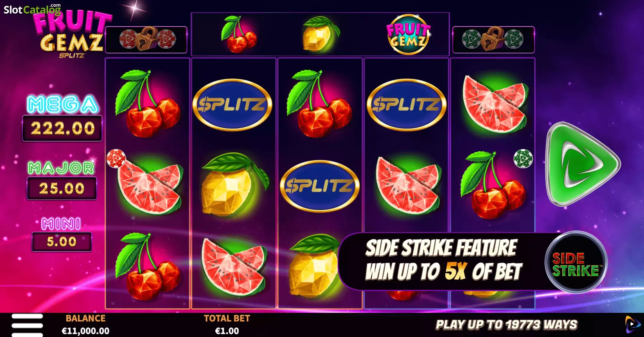 Fruit Gemz Splitz Yggdrasil สล็อตโจ๊กเกอร์